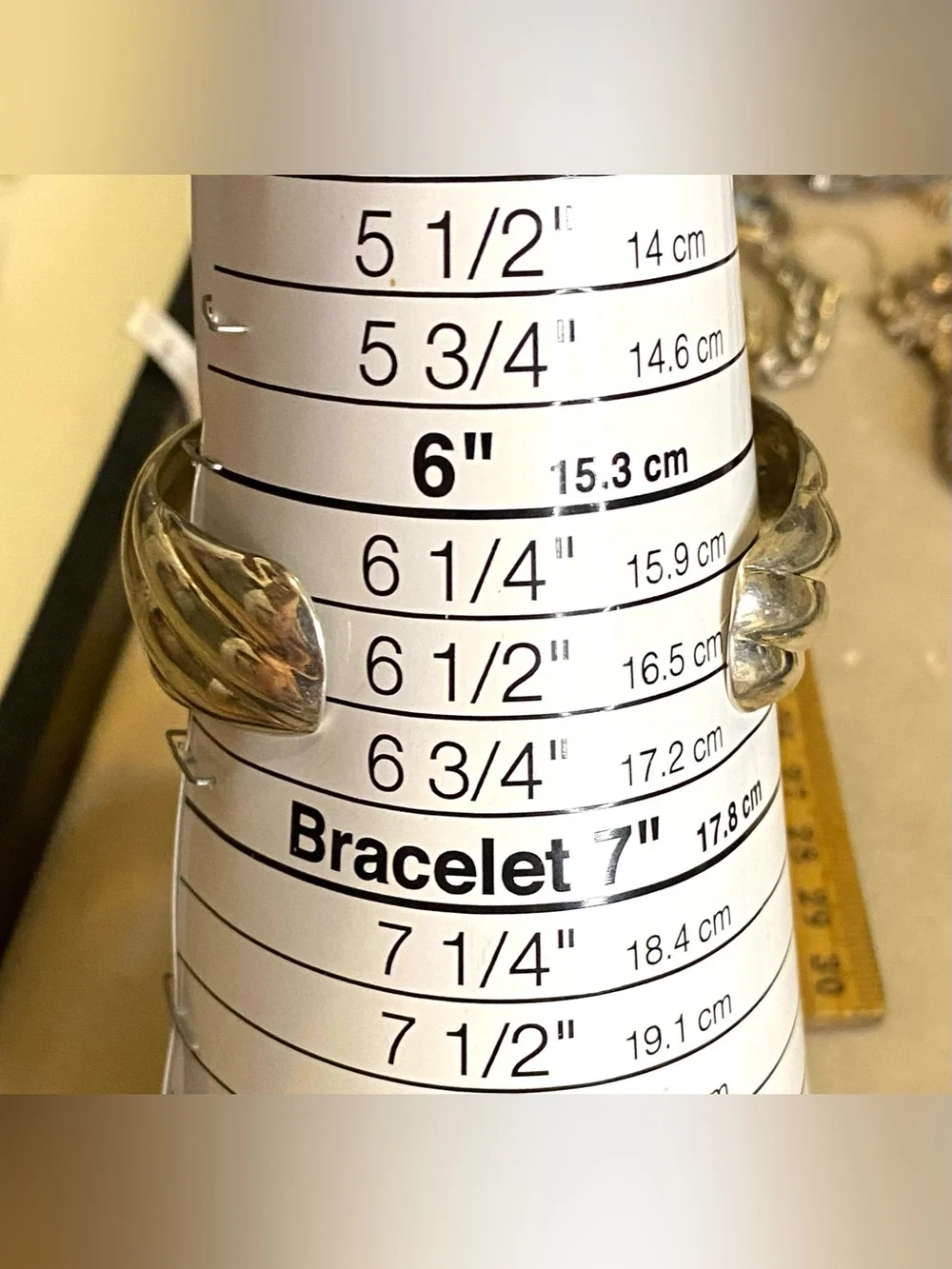 Sterling Silver Cuff Bracelet 925 Thailand